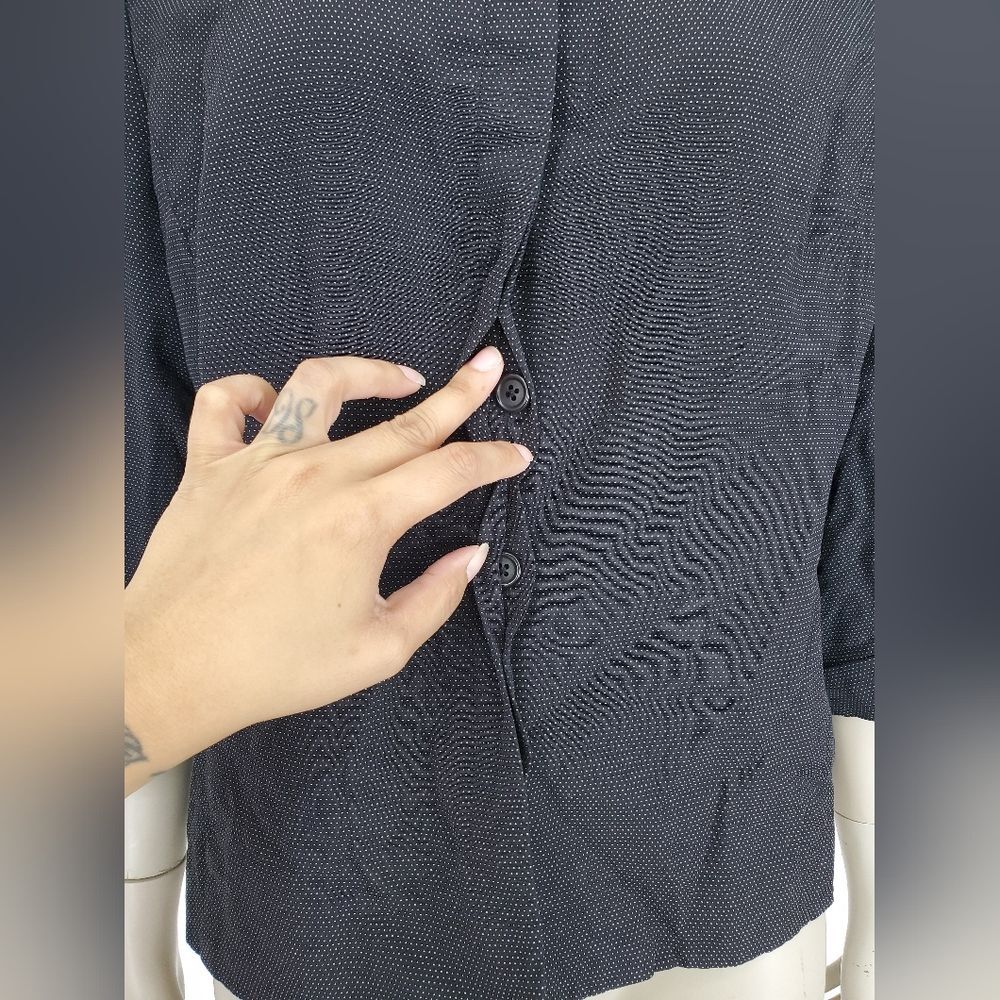 Ann Taylor Concealed Button Down Blouse - Picture 9 of 14